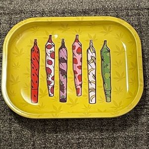 Small Metal Jewelry/Rolling Tray